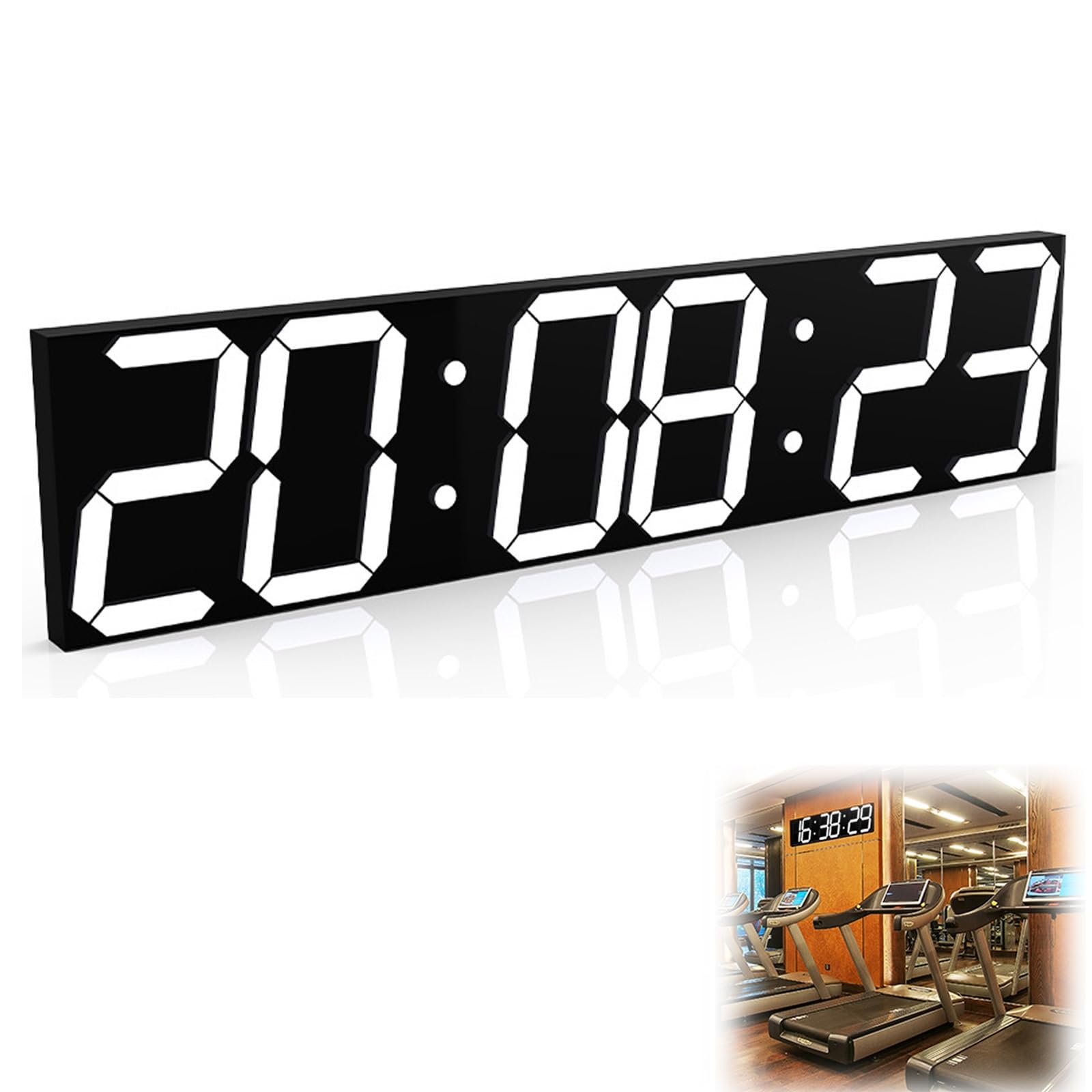 Amazon.co.jp: 大型WiFi時計、デジタル時計 LED大画面 文字大きく